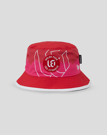 New Era AOP Bucket Weifir - Welsh Fire - Red