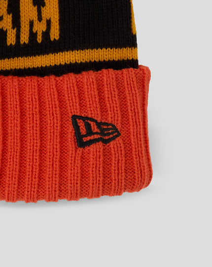 New Era Sport Bobble Beanie - Birmingham Phoenix - Orange/Black