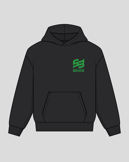Unisex Southern Brave Pull Over Hoodie - Black