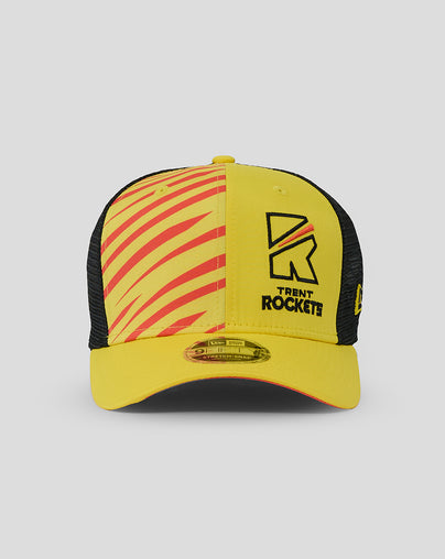 New Era AOP Trucker - Trent Rockets - Yellow/Orange
