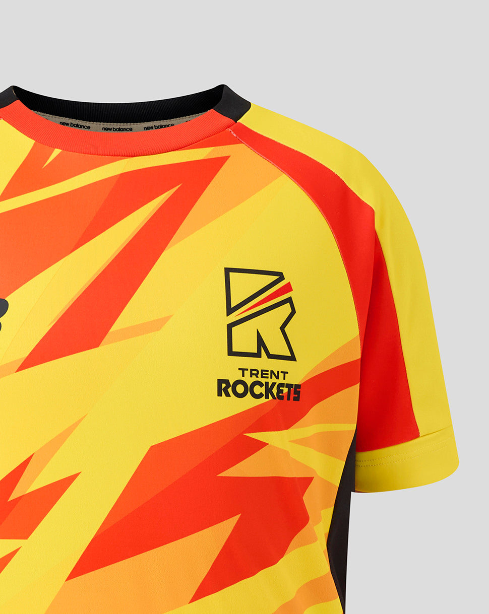 Trent Rockets Junior Replica Playing Shirt