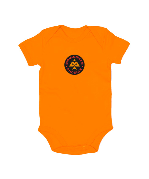 Birmingham Phoenix Orange Baby Bodysuit
