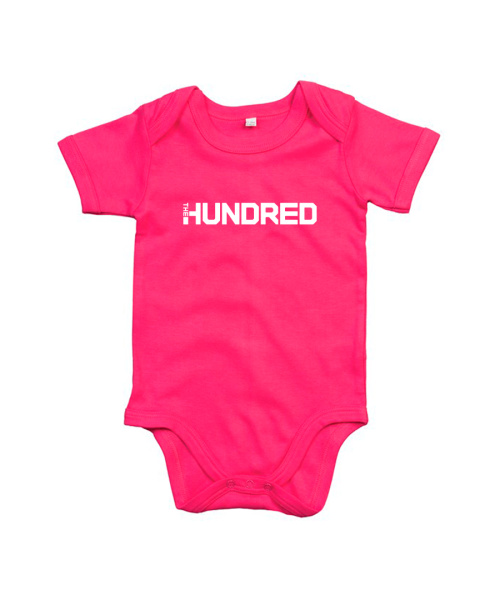 The Hundred Pink Baby Bodysuit