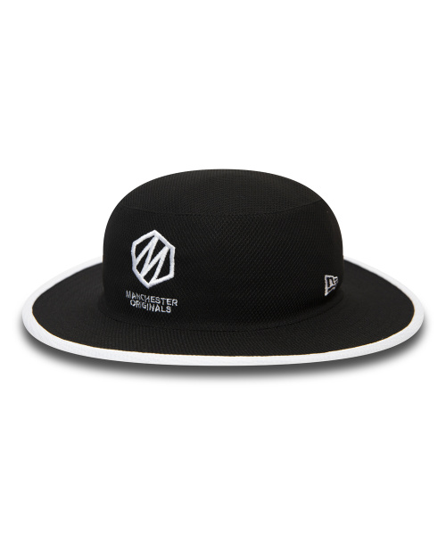 Manchester Originals New Era Contoured Panama Hat in Black
