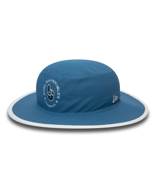 Oval Invincibles New Era Contoured Panama Hat in Teal
